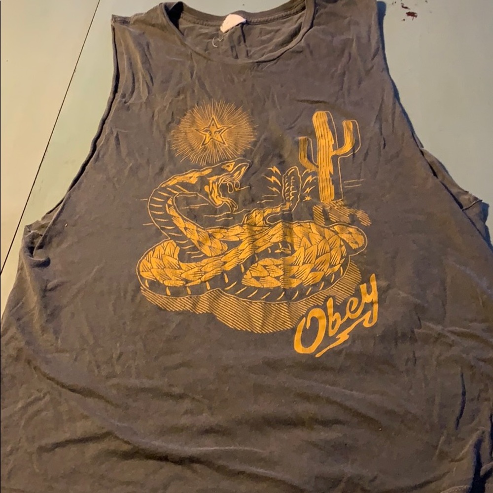Obey muscle tank